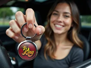 Designer Keyfob Metallic Max Style